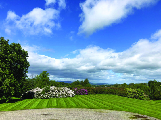 Beautiful lawns of Ballochneck